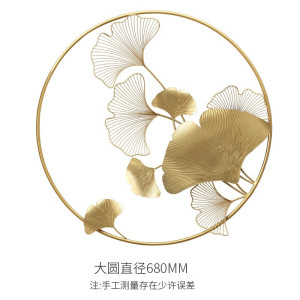 维诺亚新中式轻奢玄关过道墙面壁饰装饰挂件金属艺术创意立体壁挂