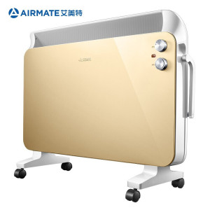 [精选]艾美特(AIRMATE) 家用取暖器浴室对流暖风机省电暖气壁挂防水 金色