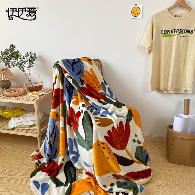 伊伊爱 光年牛奶绒多功能毛毯