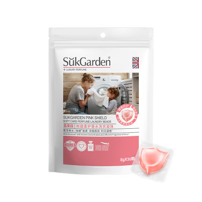 SukGarden蔬果园护衣留香除螨抑菌粉盾柔护香水洗衣凝珠(袋装)8g*30颗/袋