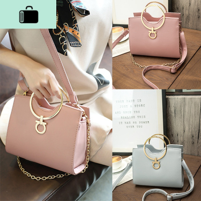 手提包女2020新款韩版女包链条单肩包简约百搭小方包斜跨小包包潮NEW LAKE女士单肩包