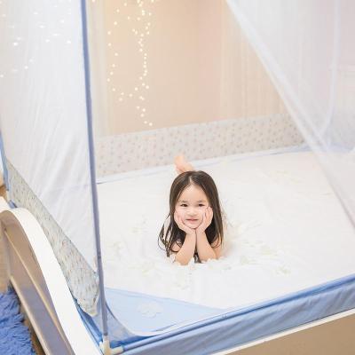 家柏饰(CORATED)防宝宝床 三开拉链加高儿童蚊帐包床笠 宝宝防摔蚊帐