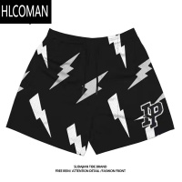 HLCOMAN夏季潮牌印花美式短裤男篮球透气速干跑步三分裤不过膝宽松休闲裤