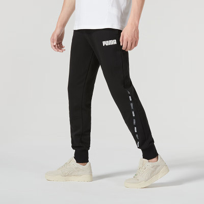 彪马(PUMA)男裤新款运动休闲裤健身耐磨收口裤透气针织长裤子潮流卫裤 ZP