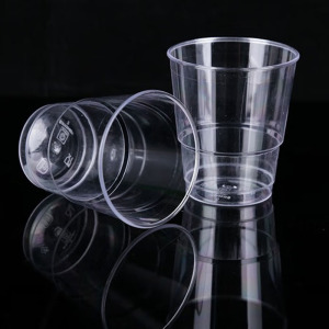 鸿泽一次性航空水晶杯 220毫升 2000个/箱(70mm*81mm*49mm)