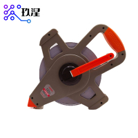 玖涅 架式卷尺 尼龙包胶钢架尺 100m 把