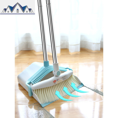 扫把簸箕套装组合软毛笤帚扫地捎把免手洗扫帚家用单个 三维工匠