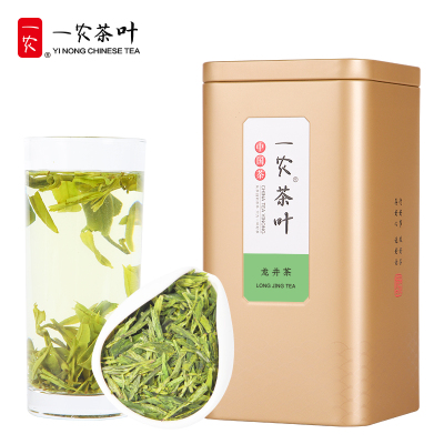 一农茶叶雨前一级龙井茶150g罐装 早春绿茶茶叶 鲜嫩采摘
