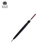 山之只 自动长柄伞 黑色24骨 把