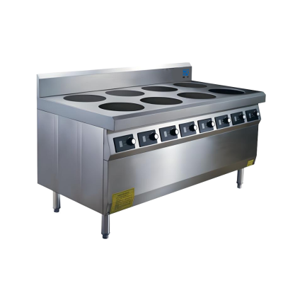 瑞宇牌柜式工程电磁八眼煲仔炉1500*900*800+200/380V/50HZ/3.5Kw*8