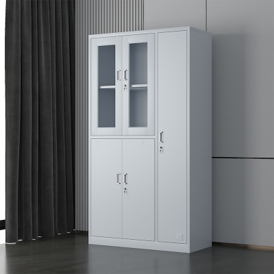 中豫鑫泽ZYXZ4071955铁皮文件办公柜寄存包柜鞋柜 5门更衣柜(加厚款)