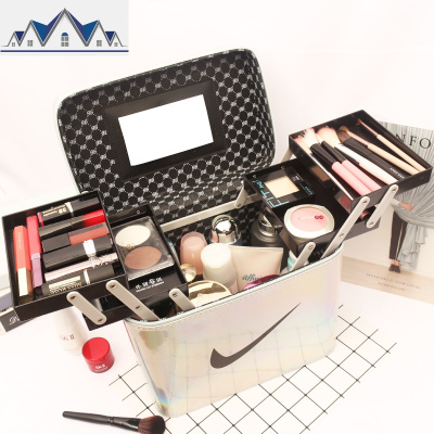化妆包大容量品收纳箱便携小号2019新款韩国多功能盒ins风女超火 三维工匠收纳包