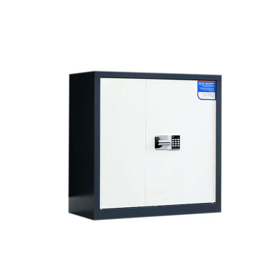 豪利特保密柜财务档案柜文件柜办公室资料储物柜保险柜矮柜灰白-国保密码锁