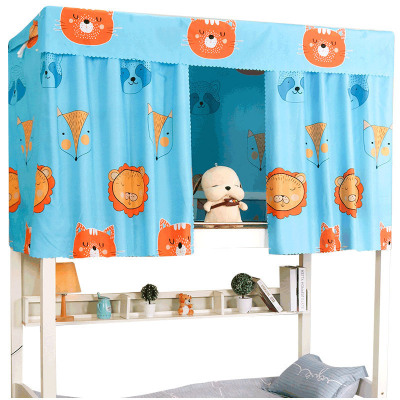 美帮汇大学生宿舍寝室床帘上铺下铺透气男生女生床幔简约遮光布透气帘子