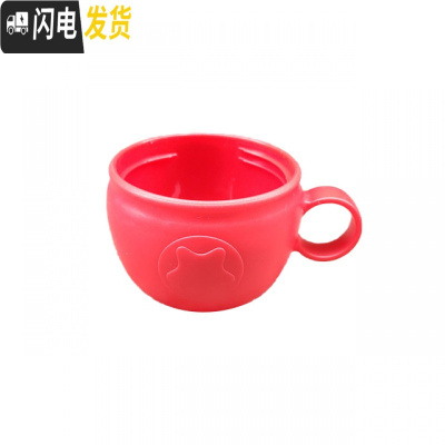 三维工匠小萌星星保温杯盖子学生儿童水杯防漏直饮吸管凯利辛巴克通用配件 红色小杯子盖