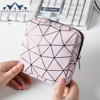 卫生巾姨妈巾收纳包少女心便携可爱大容量姨妈袋月事小包卫生棉包 三维工匠