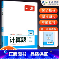 [8年级]数学计算题 BS 初中通用 [正版]2024初中数学应用题强化训练数学几何模型48函数专题七八九年级中考数学计