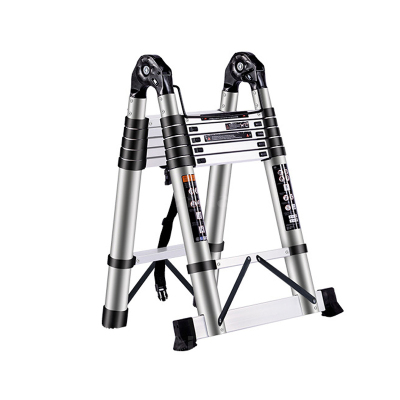 翌嘉 YJ40625073铝合金多功能人字梯 2.4+2.4多功能人字2.4米直梯4.8米