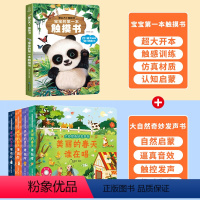 触摸书+大自然奇妙发声书 [正版]宝宝的第一本触摸书 早教触摸书婴儿书感官刺激绘本 那么大地板书 1岁撕不烂立体儿童读物