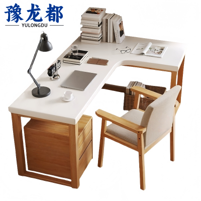 豫龙都桌椅组合实木套