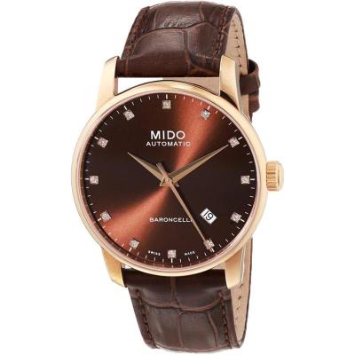 Mido男士腕表 Baroncelli 经典优雅百搭自动瑞士腕表 送男友礼物
