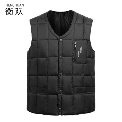 衡欢(HENGHUAN)羽绒马甲背心 RZ-MJ10/件(黑色/XL码)