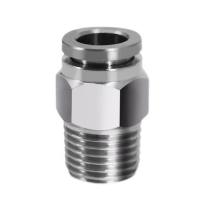 中锦科技 不锈钢气管快速接头接管口径10mm 螺纹1/8[1分]个