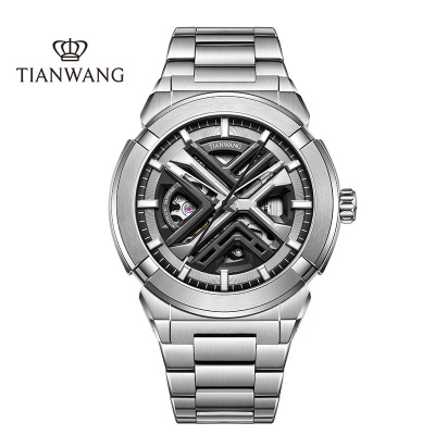 天王表 X系列2.0钢带男表镂空机械表夜光潮流时尚手表51244