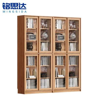 铭思达实木书柜1.8米台