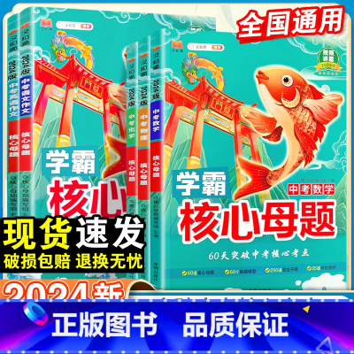 中考英语作文 核心母题 初中通用 [正版]2024新版中考核心母题七八九年级语文数学英语物理化学全套人教版基础知识手册大