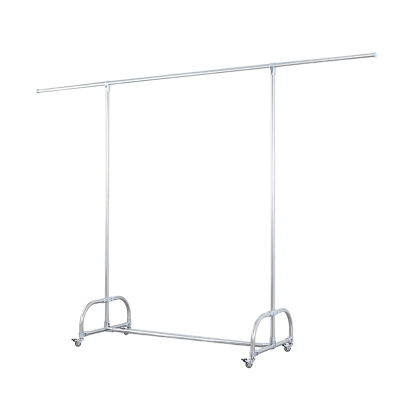 翌嘉YJ-C3-304 304不锈钢晾衣架移动伸缩单杆式晒衣架 不可升降高度款 1200*520*1650