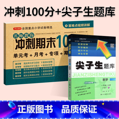 [尖题+期末冲刺100分]数学2本◆人教版 六年级下 [正版]2024春尖子生题库二三年级四五年级六一年级上下册数学语文