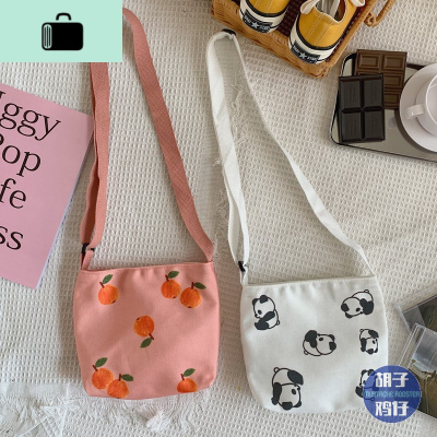 日系ins古着感少女可爱斜挎包韩版ulzzang小清新软妹学生帆布包萌NEW LAKE女士单肩包