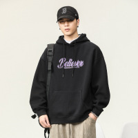 |早秋季新款百搭连帽套头卫衣男士宽松休闲外套男美式潮流