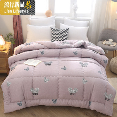 冬天被子加厚保暖冬被丝棉太空春秋被学生单双人被芯棉被垫被被褥 三维工匠