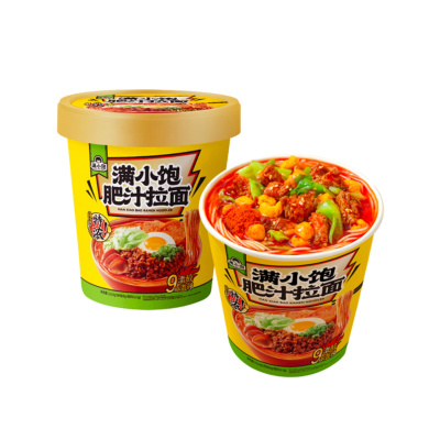 满小饱肥汁拉面(桶装)112.6g*12