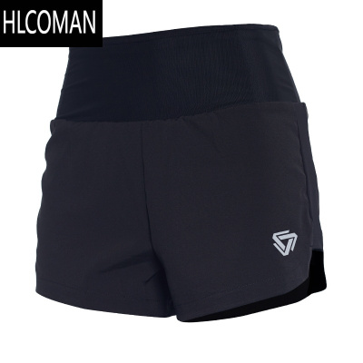 HLCOMAN夏季速干透气全腰围口袋专门训练跑步运动短裤男女同款
