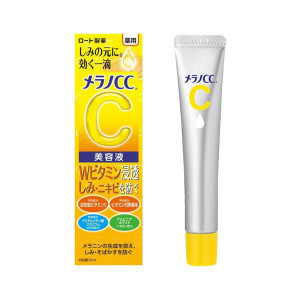 日本ROHTO乐敦CC精华VC精华液美容液祛痘印 vc白皙美容液20ml