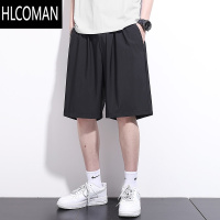 HLCOMAN夏季薄款冰丝短裤男宽松休闲五分裤男款裤子速干运动大码男士裤衩