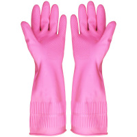 达昭 越南进口天然橡胶手套家务手套舒适L大号耐用洗衣服洗碗手套