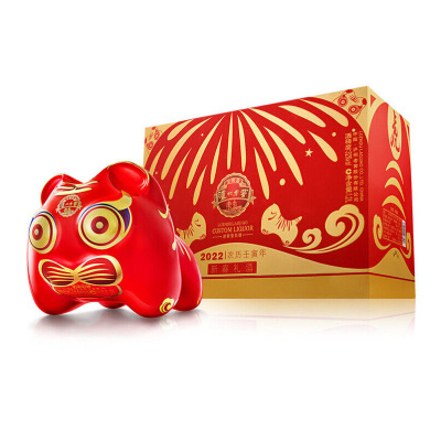 泸州老窖虎年生肖酒52度1.2L浓香型白酒 壬寅年新春礼酒 送礼收藏