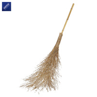 安居先森马路环卫大笤帚扫帚扫把 老枝无叶4斤 原竹黄青色