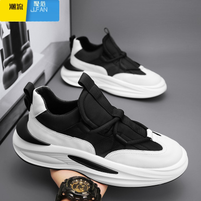 聚范网红男鞋夏季透气厚底防滑老爹鞋男生高级感运动百搭休闲潮鞋