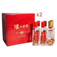 泸州老窖 C4K2礼盒*2(老字号特曲52度100ml*4+1952 52度100ml*2)浓香型白酒