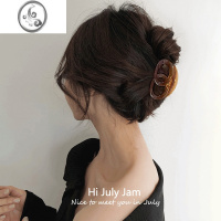 JiMi小众不规则发夹女后脑勺轻奢短发过渡期抓夹鲨鱼夹高级网红发抓