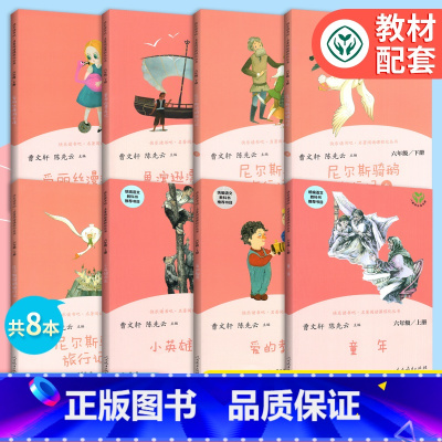 划算[全套8本]快乐读书吧六年级上下册(无汤姆索亚历险记) [正版]人教版六年级上册下册全套3册小英雄雨来书 童年书 爱