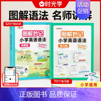 [全2册]小学英语语法训练 小学通用 [正版]小学生每日5个英语必背单词 小学一二三四五六年级英语单词汇总表词汇速记强化