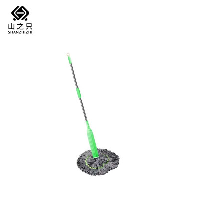 山之只 可伸缩干湿两用挤水拖把 一杆一头 把