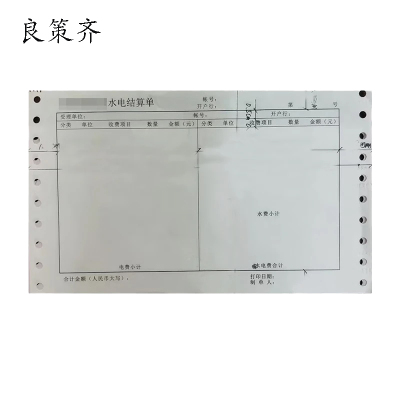 良策齐纸品无碳复写单WT210份