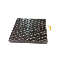 博隆机车 支腿橡胶垫板 400*400*50 个